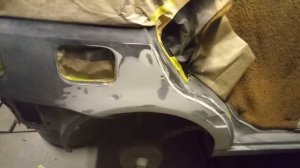 переварка задней арки Golf 3, подготавливаем и грунтуем!