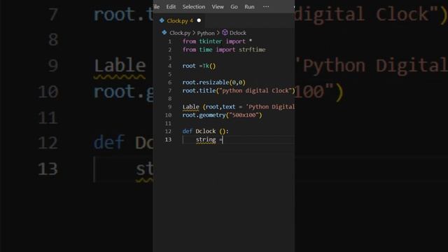 Make a Digital Clock with Python - WATCH NOW!!!