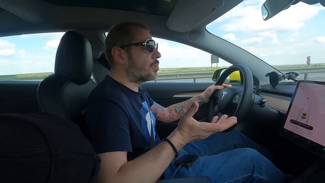 Поездка в Сочи на Тесле. День первый, Москва-Ростов. смотреть онлайн