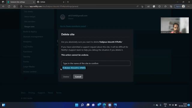 configuration error during uploading project on Netlify. смотреть онлайн