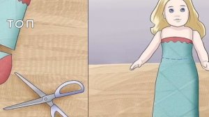 Как сшить ТОП и ЮБКУ для куклы из НОСКА! How to sew a TOP and SKIRT for a doll from a SOCK!
