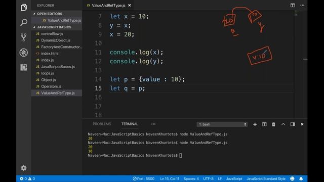Value Type vs Reference Type in JavaScript - Part - 8