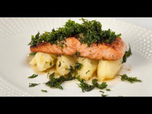 Рыба с хрустящей петрушкой | Кухня по заявкам