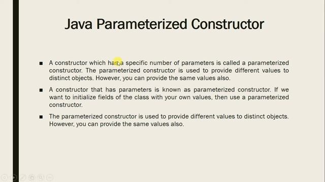 Part #13 | Constructor | Default Constructor | Parameterized Constructor | Java Tutorial | In Hindi