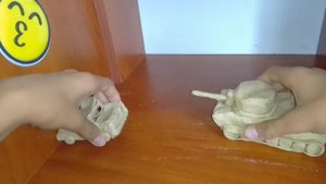 ?СЛЕПИЛ ТАНК Т-34 ИЗ ПЛАСТИЛИНА ?