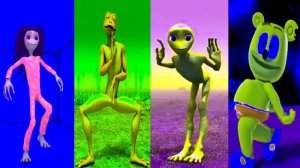 Alien dance Funny alien Dame tu cosita Funny alien dance Green alien dance Dance song Challenge