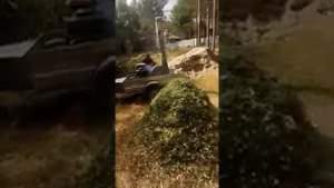 Видео в работе измельчителя древесины ЕГЕРЬ 600 Б24 на прицепе