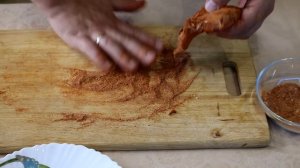 Бастурма из куриной грудки.