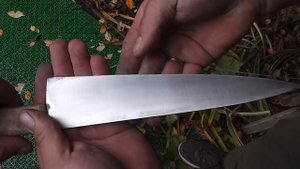 Заточка ножа с конвексом (линзой),один из способов.