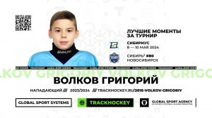 Волков Григорий • Лучшие моменты Сибириус 2015-U10 • 8 — 10 мая