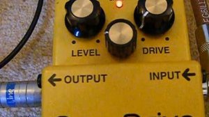 Boss OD-1 and Boss OD-3  Sound Demo and Review