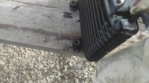 Ремонт масляного радиатора. Пайка алюминия.