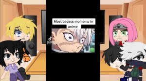 Naruto characters react to demon slayer ll short video ll