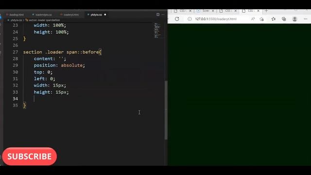 CSS And HTML  Loader Animation |  CSS Animation | CSS Loader | CSS Animation Tutorial