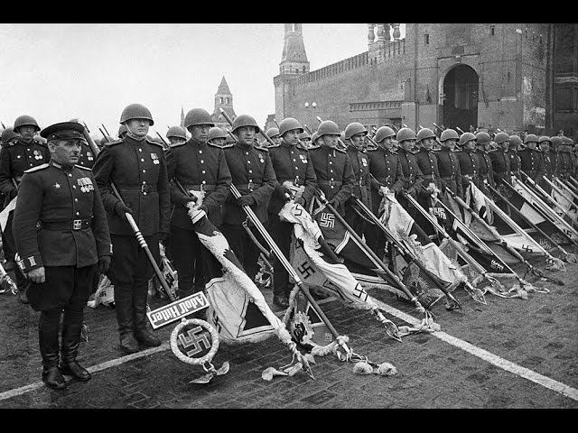 Военный #Парад Победы 24 июня 1945 года (фрагмент)