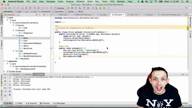LibGDX Part 14: Keeping Score & Time- Creating Super Mario Bros смотреть онлайн