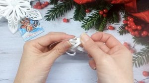 Снежинка из фоамирана Новогодний декор Своими руками