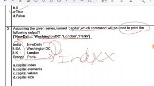 PANDA MCQ | Data Handling using PANDA(Python Library)| PGT Computer Science | HPSC/KVS Computer not