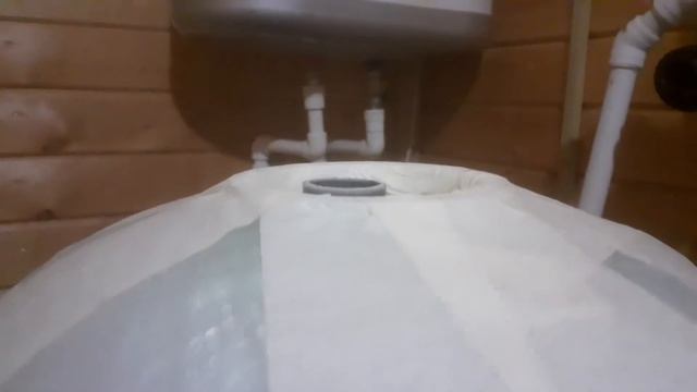Засыпка загрузки в колонну водоподготовки без воронки