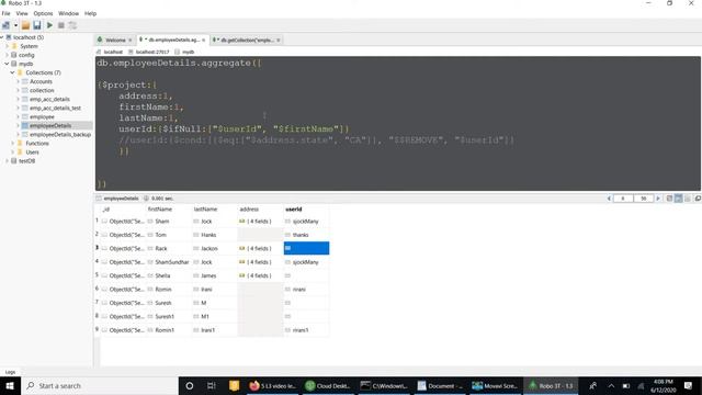MongoDB Project, ReplaceRoot, ReplaceWith and Set Aggregation Operations #Part12