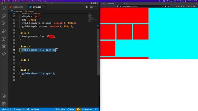 CSS GRID Tutorial in Hindi - Beginners