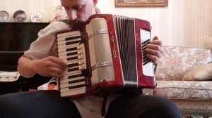 Аккордеон Firotti. Размер 1/2. Половинка. Новый. Демонстрация.