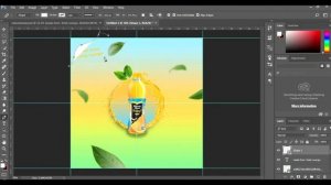 Photoshop tutorial : desain iklan minuman minute maid pulpy orange