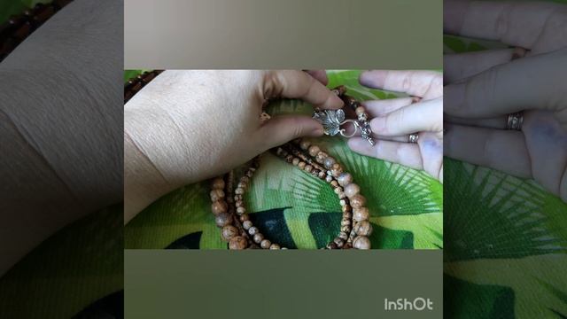 Очередная сборка украшений из натуральных камней (яшма, агат, гематит, тигровый и бычий глаз) смотреть онлайн