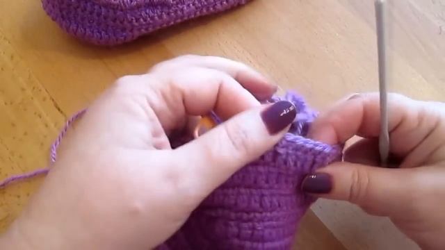 Тапочки крючком с высокой пяткой "Сирень" 2 часть / Василиса #1 смотреть онлайн