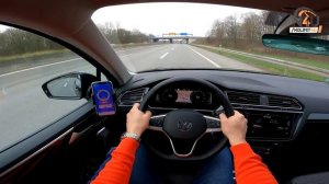 VW Tiguan 2021 BRAND NEW (only 13km) | 200HP 2.0 TDI 4Motion | Autobahn POV, Test Drive by NoLimit4