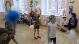 Танец Россия в садике 23 февраля