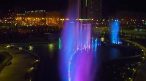 Complex of fountains in Astana, Kazakhstan