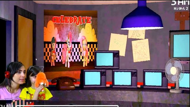 5 НОЧЕЙ С ПОННИ Звонок от ПИНКИ Май литл пони Челендж приключения видео для детей детский летсплей смотреть онлайн