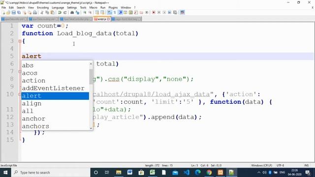 Drupal 8 Ajax call and Load More data with out refreshing the page смотреть онлайн