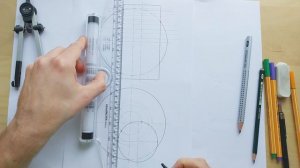 Линии пересечения цилиндра с шаром. Проекции взаимного пересечения шара с цилиндром.