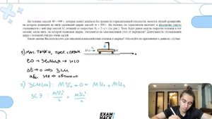 На тележке массой M=400 г, которая может кататься без трения по горизонтальной плоскости - №31216