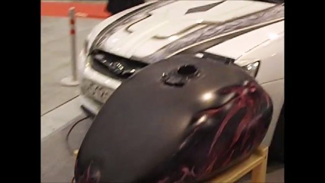 Аэрография художественная роспись автомобиля смотреть онлайн