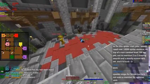 Getting all Diamond heads | Hypixel Skyblock смотреть онлайн