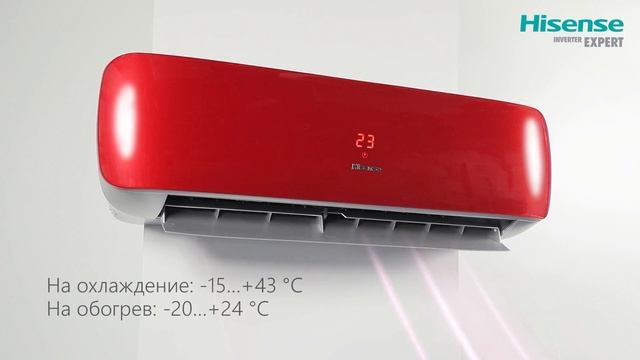 Кондиционер Hisense  RED CRYSTAL Super DC Inverter смотреть онлайн
