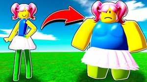 Маша Нубяша и Прокачка от НУБ до ПРО в +1 Fat Every Second Roblox