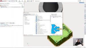 [Урок по фрезерной обработке в SprutCAM 12] 03 - [Первый установ] - Засверливание перед выборкой