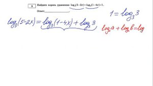 Задание 5 ЕГЭ,профильная математика Логарифмическое уравнение по сборнику Ященко 2023