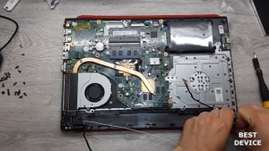 Полная разборка Acer E5-573G, замена матрицы, обслуживание апгрейд, как зайти в BIOS