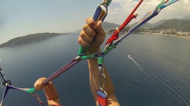 Парасейлинг в Черногории. смотреть онлайн