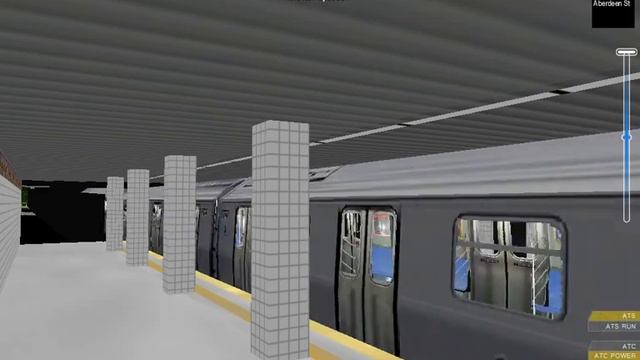 OpenBVE R143 L Train Entering Buschwick Avenue Aberdeen Street смотреть онлайн