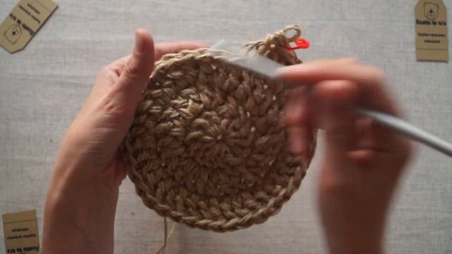Мастер-класс по созданию салфетки и круглого ковра из джута смотреть онлайн