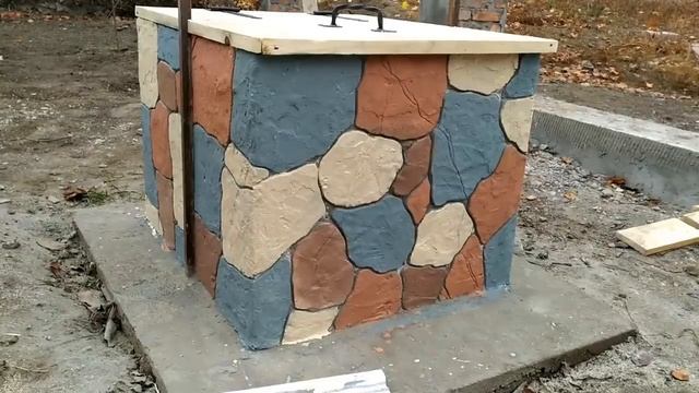 Шикарный Декоративный Камень из Плиточного Клея . Decorative Plaster Stone