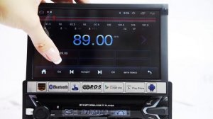 Автомагнитола 1 Din с выдвижным экраном Pervoi701A