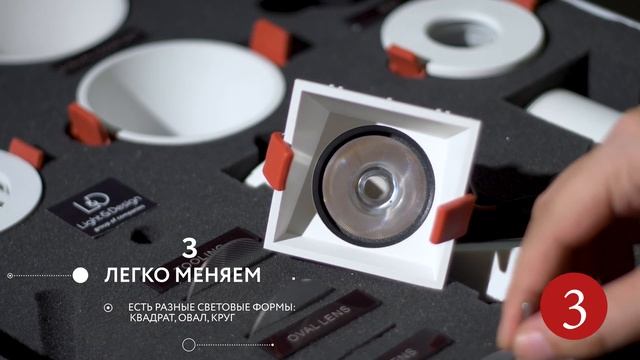 Освещение интерьера. Встраиваемые точечные светильники для дома, офиса и кафе
