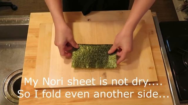 Sushi: Orientation of Nori sheet смотреть онлайн